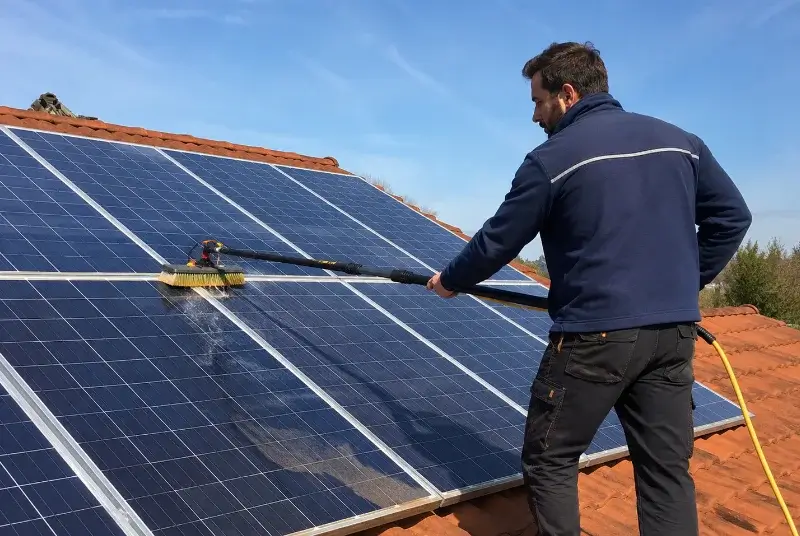 Nettoyage et entretien de panneaux solaires à Régusse