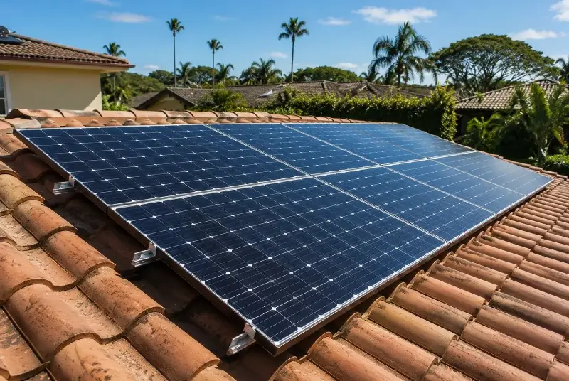Installation de panneaux solaires à Régusse